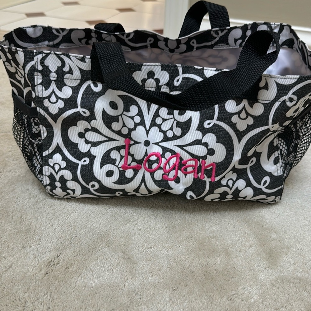 Black and white thirty one bag